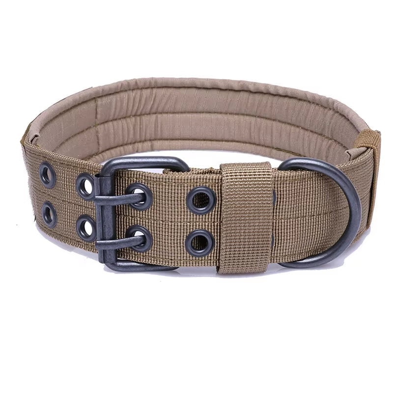 Adjustable Dog Collar Classic Reflective Training Military Dog Collar Nylon Heavy Duty Tactical Dog Collar German Shepherd