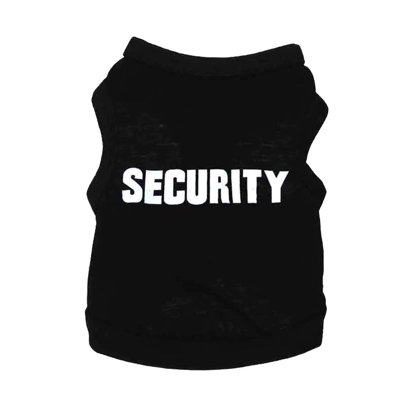 Police Suit Cosplay Dog Clothes Black Elastic Vest Puppy T-Shirt 