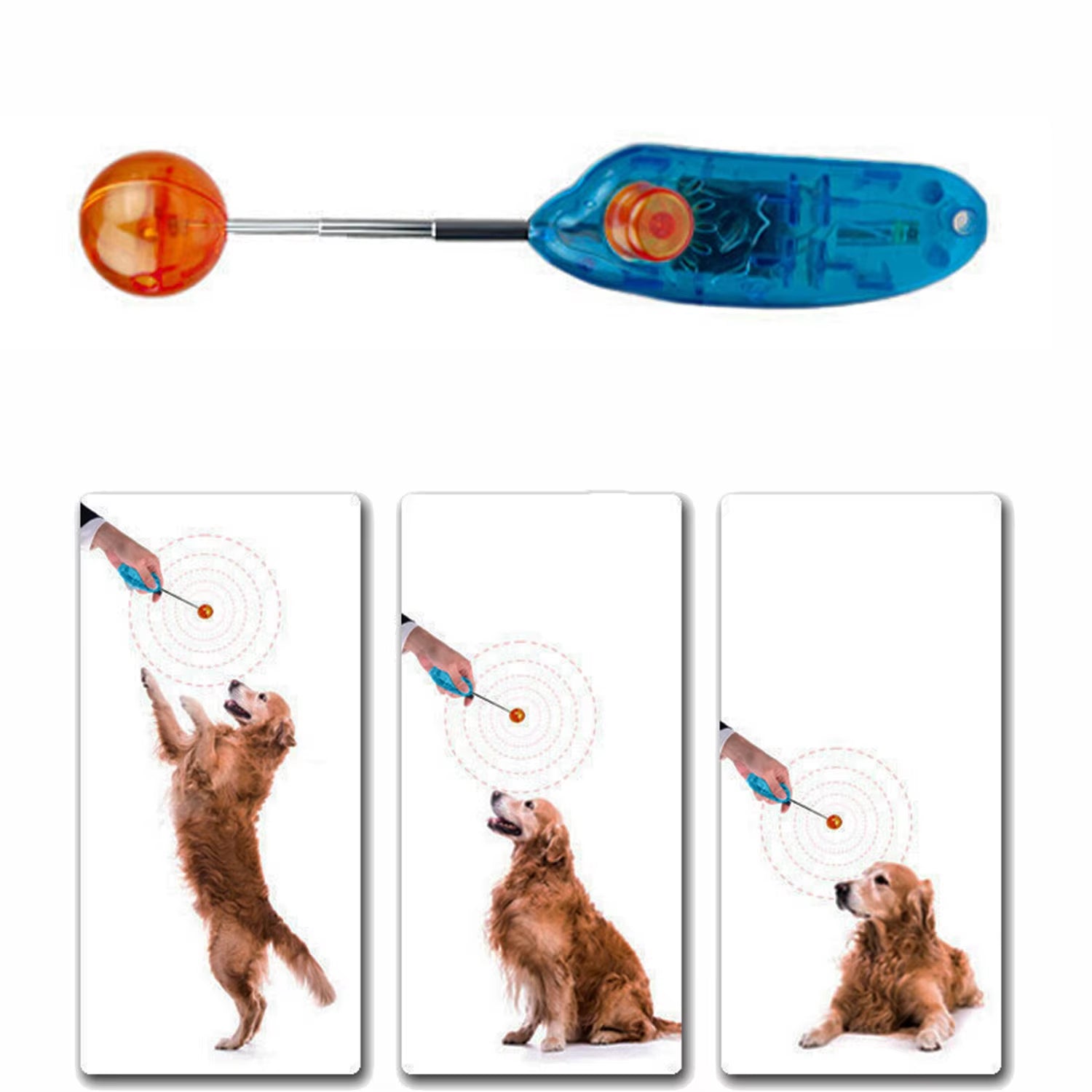 Behogar Novelty Stretchable Design Pet Dog Cat Training Clicker 