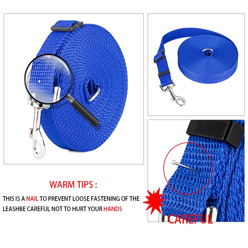 Nylon Dog Training Leashes Walking Pet Leash Rope Traction Rope for Small Large Dogs 1.5M /1.8M /3M /4.5M/ 6M /10M Pet Supplies