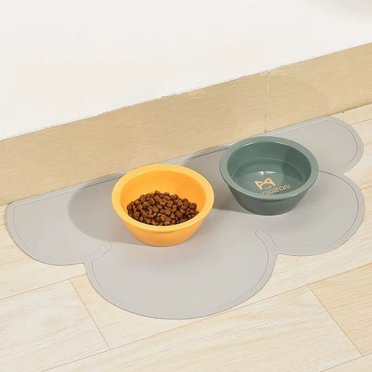 Pet Feeding Mat for Cats and Dogs with Nonslip