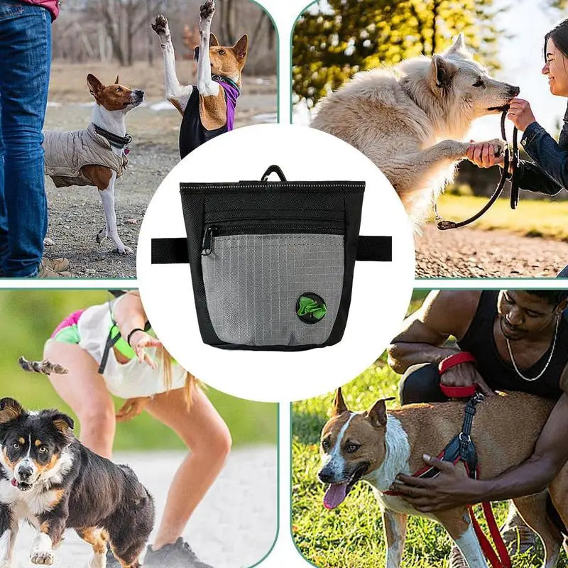 Treat Pouches for Pet Training Magnetic Closure Dog Training 