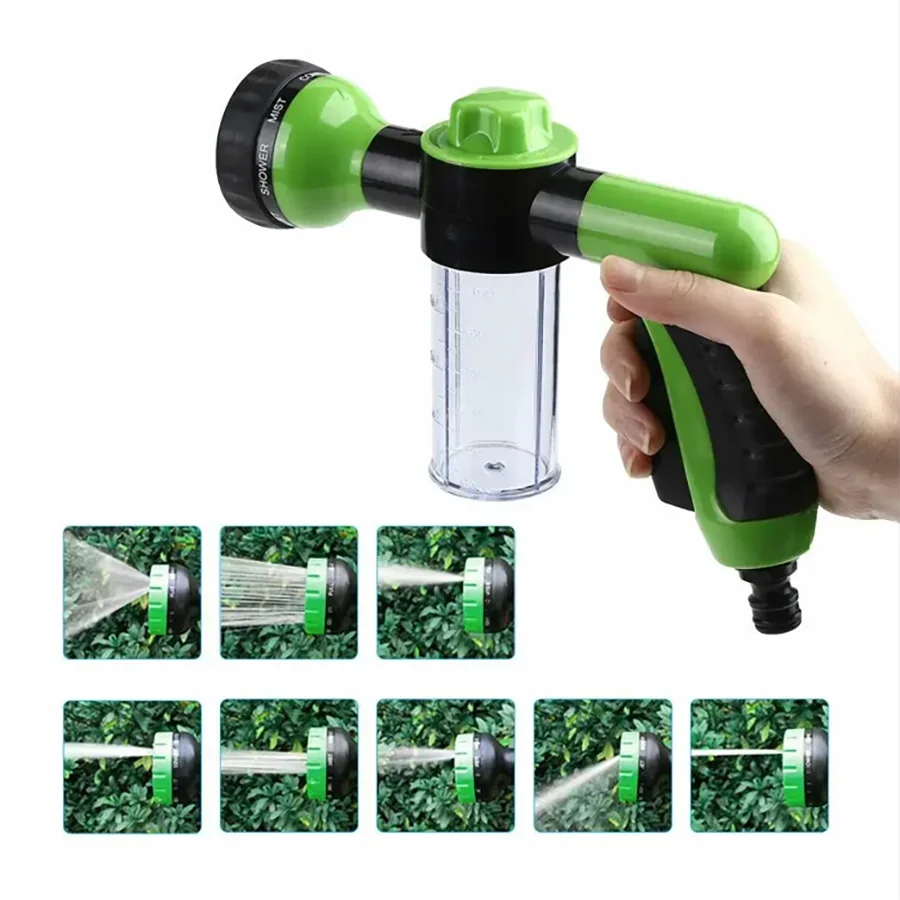 High-Pressure Sprayer Nozzle Hose Dog Shower Gun 3 Mode Adjustable 