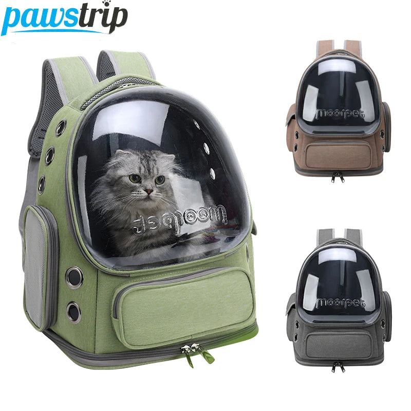 Transparent Pet Cat Carrier Bag Outdoor Travel 