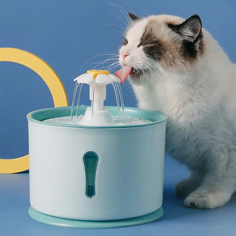 2.4L Pet Cat Dispenser Drinking Water Fountain 