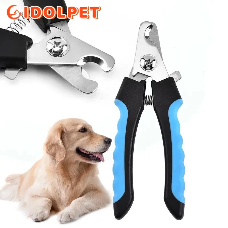 Professional Pet Nail Clipper with Safety Guard Stainless Steel 