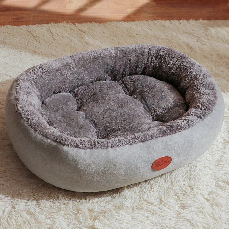 Dog Cat Bed Super Soft Pet Winter Warm Cat Nesk Cushion Large Medium Small Dog Sofa Bed Pet Kennel Home Products Accessories