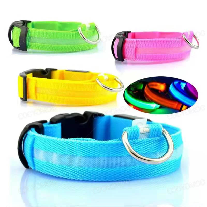 3 Modes Dog Luminous Charge Collar Led Usb Cat Dogs Collars 