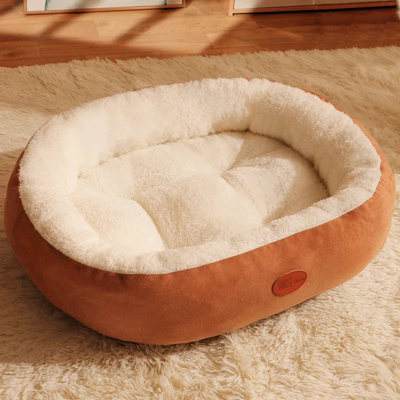 Dog Cat Bed Super Soft Pet Winter Warm Cat Nesk Cushion Large Medium Small Dog Sofa Bed Pet Kennel Home Products Accessories