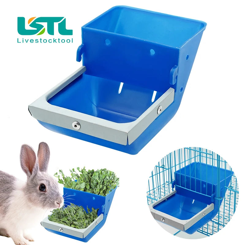 New Pet Rabbit Feeder Bowl with Sifter Bottom