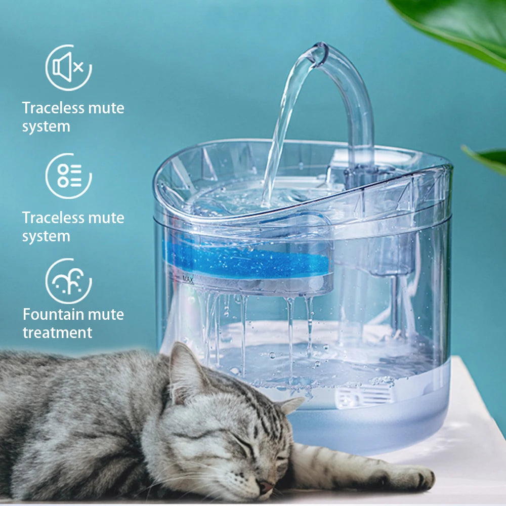 Cat Water Feeder Automation Sensor Faucet Fountain 