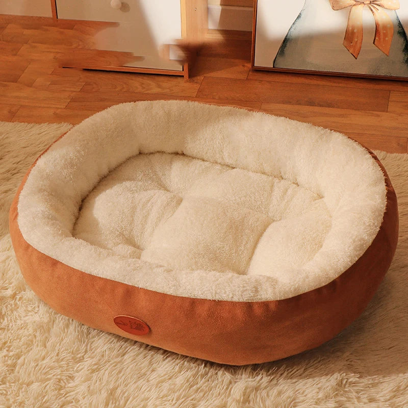 Dog Cat Bed Super Soft Pet Winter Warm Cat Nesk Cushion Large Medium Small Dog Sofa Bed Pet Kennel Home Products Accessories