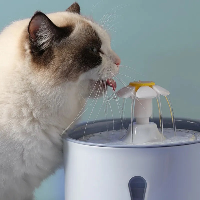 2.4L Pet Cat Dispenser Drinking Water Fountain 