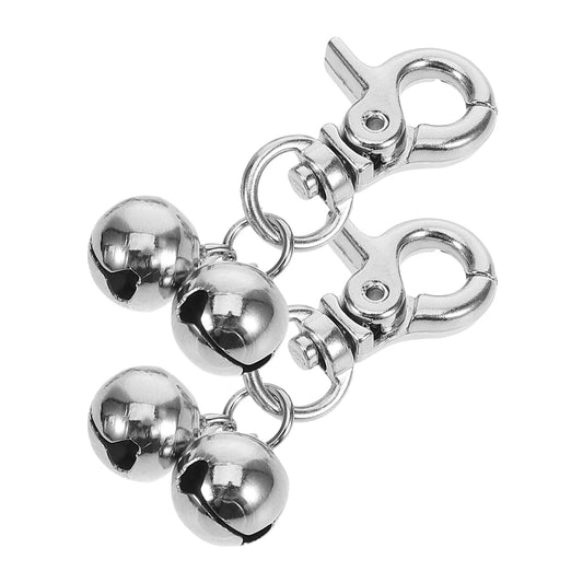 2 Pcs Pet Bells for Dogs Training Jingle Necklace