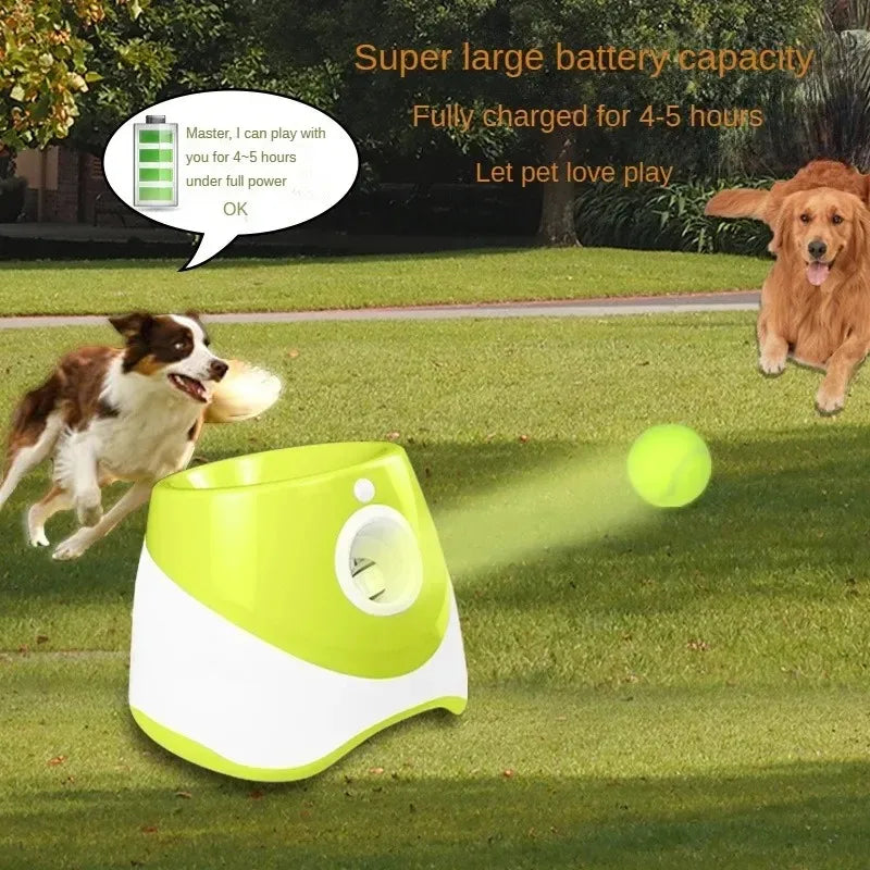 Dog Launcher Automatic Dogs Chase Toy Tennis