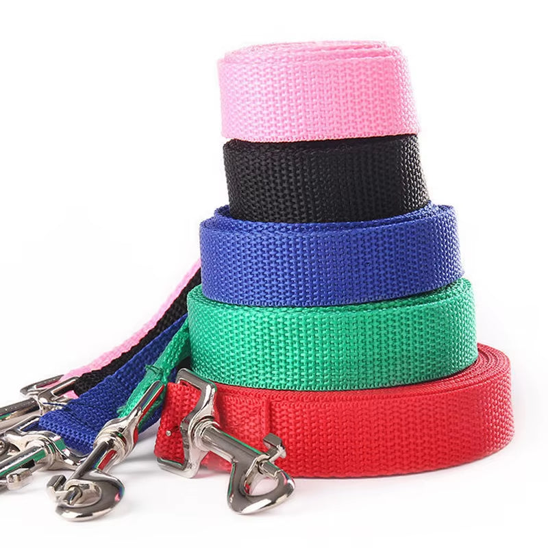 Nylon Dog Training Leashes Walking Pet Leash Rope Traction Rope for Small Large Dogs 1.5M /1.8M /3M /4.5M/ 6M /10M Pet Supplies