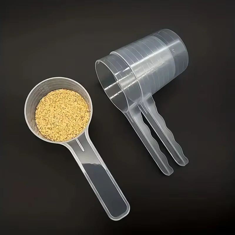 Transparent Pet Measuring Spoon with Scale